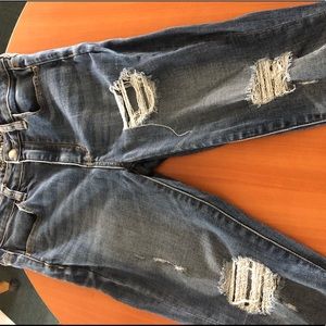 AE ripped jeggings